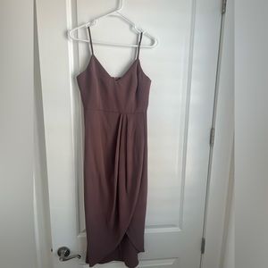 Lulus Mauve Midi Dress